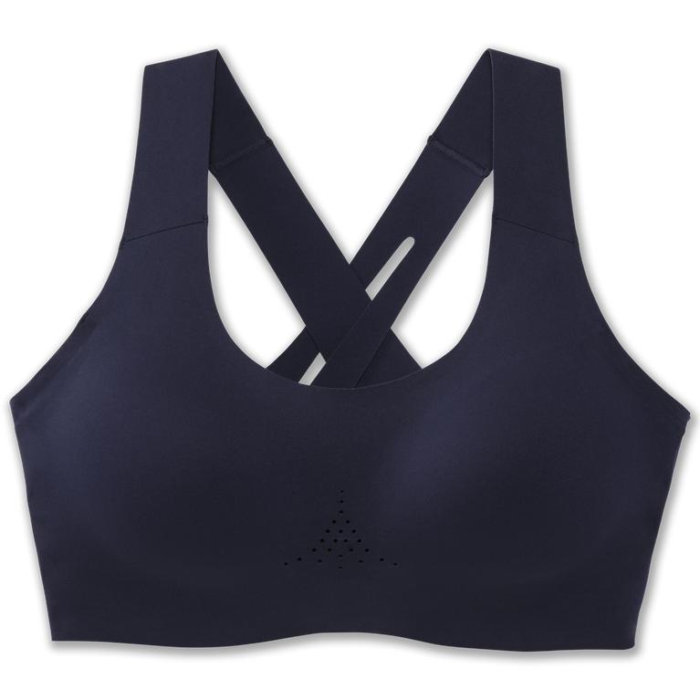 Brooks Women's Dare Crossback 2.0 Sports Running Bra - Navy (TXQG08943)